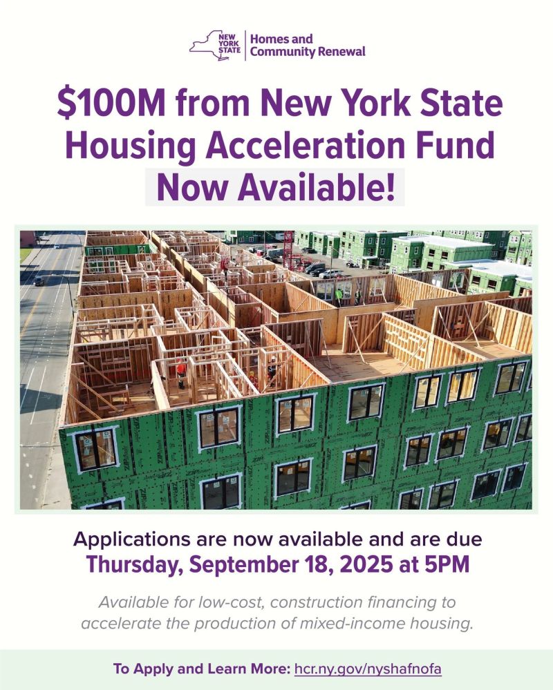 You are currently viewing $100M From New York State Housing Acceleration Fund Now Available!